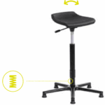 ERGOSLIM Mécanisme simple Polyuréthane 200 colonne FLEX Patins Alu 610 65/85cm