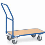 Chariot de magasin à dossier de poussée 1202