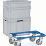 Rouleur en plastique pour bac