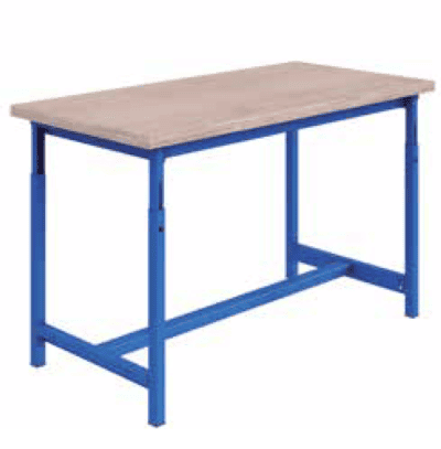 Etabli PTH Crémaillère - Plateau Multiplis bois MH40 l2000 p750 Départ