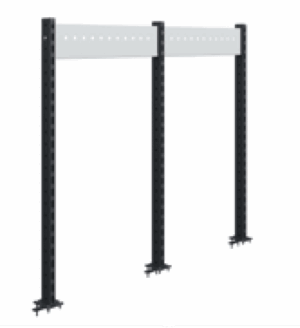 JEU 3 Montants SUPERSTRUCT. AVEC TRAVERSE L2X865 H1200
