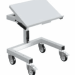 Support pour 1 bac ou 2 bacs (Option 020020008) hauteur réglable et plateau inclinaison réglable