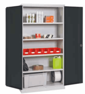 Armoire Portes Battantes PB L1000 P500 H1950 4 EtagèreS