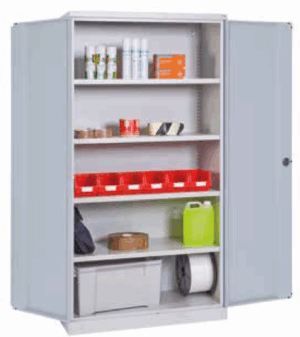 Armoire Portes Battantes PB L1000 P665 H1950 4 EtagèreS
