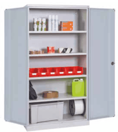 Armoire Portes Battantes PB L1000 P665 H1950 4 EtagèreS