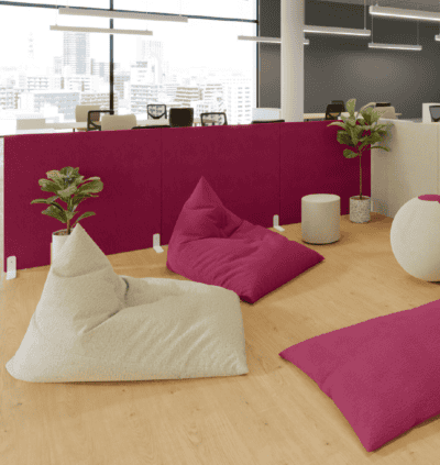Cloison Acoustique L1000xH1600 coloris OMEGA / NERO – Image 2