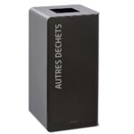 Borne de tri sélectif - 75l - SAC 110l - AUTRES DECHETS