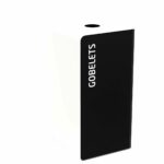 Borne de tri sélectif - 75l - SAC 110l - GOBELETS