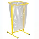 Support sac tubulaire sur pieds TUBAG - 110L Jaune