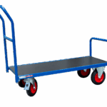 Chariot étroit charges longues, dossier fixe, 1130 x 480 mm, 250 kg