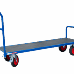 Chariot étroit charges longues, dossier fixe, 1500 x 480 mm, 250 kg