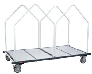 Chariot modulaire tube 4 ridelles, 1960 x 1000 mm, 400 kg - porte matelas ou cartons