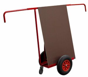 Chariot porte-panneaux 400 kg roues pneumatiques – Image 2