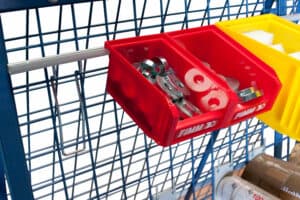 Porte-bacs pour bacs à bec
