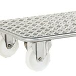 Plateau alu antidérapant pour chariot inox 800000087