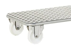Plateau alu antidérapant pour chariot inox 800000087