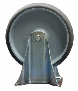 Roues TPE Ø 200 mm, 2 fixes + 2 pivotantes à frein