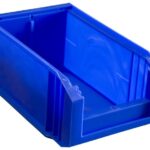 Bac à bec bleu 8 L, 210 x 342 x 150 mm