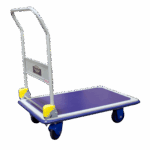 Chariot dossier repliable Prestar® plateau tôle antidérapant 300 kg