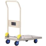 Chariot dossier repliable Prestar® plateau polypropylène 150 kg