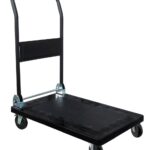 Chariot dossier repliable plateau polypropylène 300 kg