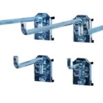 3 crochets simples 200 mm pour chariot porte-outils