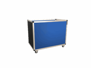 Chariot niveau constant polypropylène, 850 x 650 mm, 25 kg