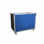 Chariot niveau constant polypropylène, 1050 x 750 mm, 100 kg