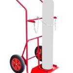 Diable DBA 2 bouteilles sans béquille roues CC 250 kg