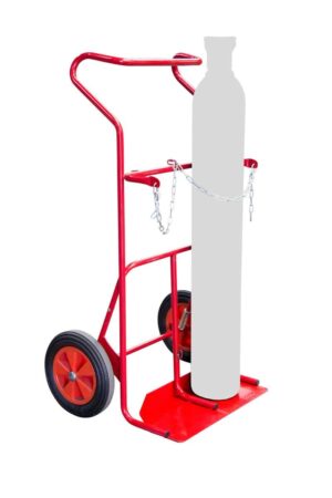 Diable DBA 2 bouteilles sans béquille roues CC 250 kg