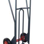 Diable DBA poignées fermées bavette fixe roues IN 350 kg