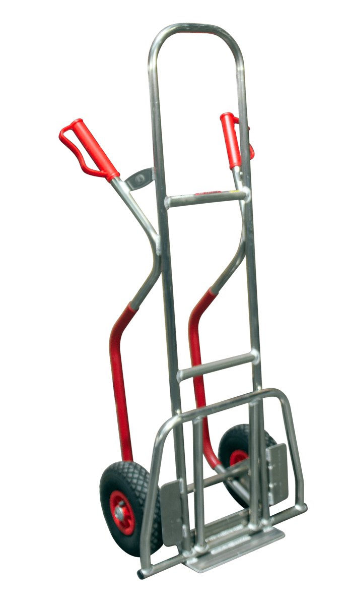 Diable aluminium avec patins bavette repliable 150 kg – Image 2
