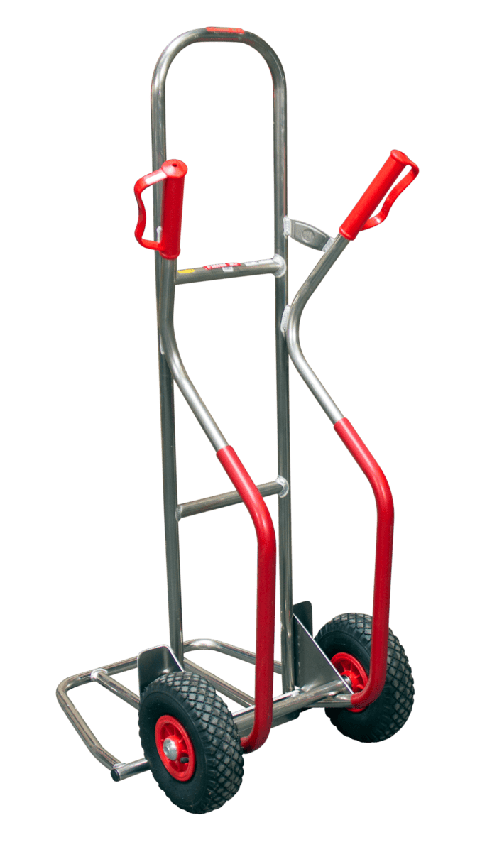 Diable aluminium avec patins bavette repliable 150 kg – Image 4