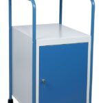 Pupitre à plan inclinable, 1 bloc porte, 150 kg