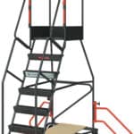 Escabeau à immobilisation automatique, 7 marches, 150 kg