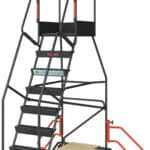 Escabeau à immobilisation automatique, 8 marches, 150 kg