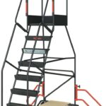 Escabeau à immobilisation automatique, 8 marches, 150 kg