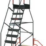 Escabeau à immobilisation automatique, 9 marches, 150 kg