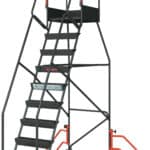 Escabeau à immobilisation automatique, 10 marches, 150 kg