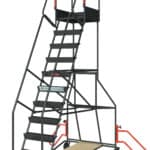 Escabeau à immobilisation automatique, 11 marches, 150 kg