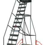 Escabeau à immobilisation automatique, 14 marches, 150 kg