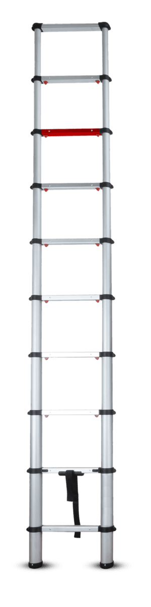 Échelle aluminium télescopique 13 échelons, 150 kg