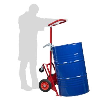 Diable à fût avec béquille roues CC 350 kg – Image 4