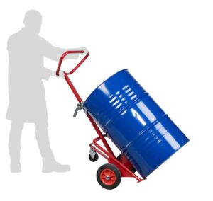 Diable à fût avec béquille roues CC 350 kg – Image 6