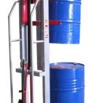 Gerbeur pour fût Levfix™ manuel avec pince automatique 300 kg
