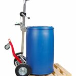 Diable dépalettiseur Roulfût® avec treuil simple griffe 350 kg