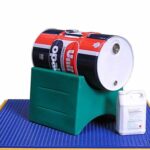 Support de soutirage 1 fût en polyéthylène, réversible, 60 L/220 L