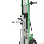 Gerbeur Tiller® avec accessoire pneus grands modèles, levée électrique, 75 kg