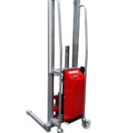 Gerbeur semi électrique 300kg roulettes avant fixes Ø 80mm