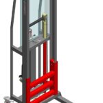 Gerbeur manuel 600 kg roulettes avant boggies Ø 80mm